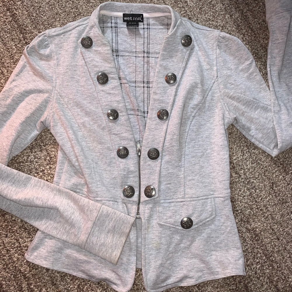 Small gray blazer